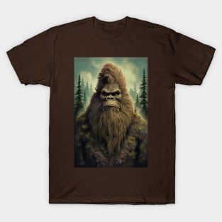 Bigfoot Sasquatch Forest Cryptid T-Shirt